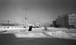 Южно-Сахалинск после метели Южно-Сахалинск после метели